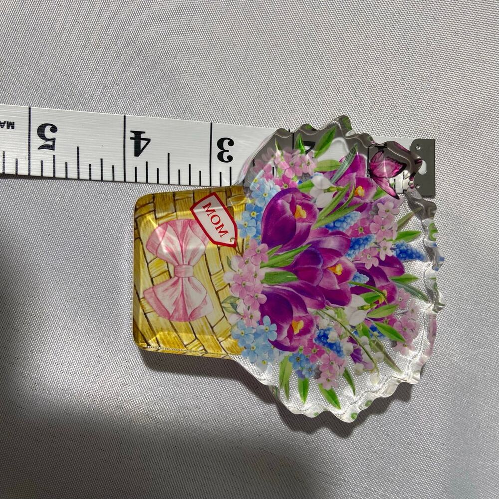 Mother's Day Birthday decorative acrylic floral keepsake plaque - Picture 4 of 4